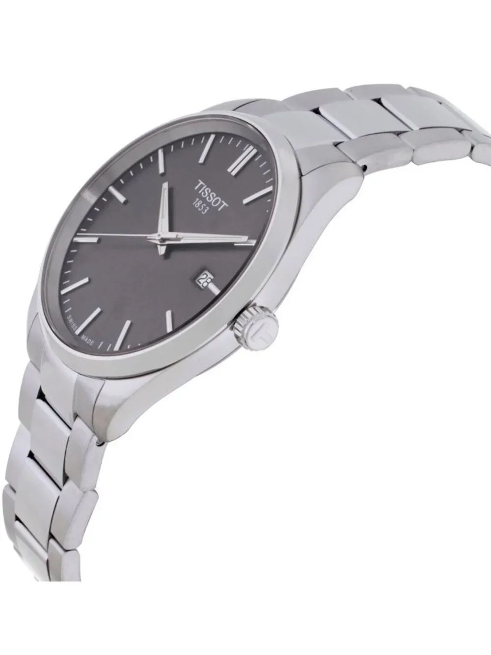 NWT Tissot PR 100 Quartz Grey Dial Men's Watch